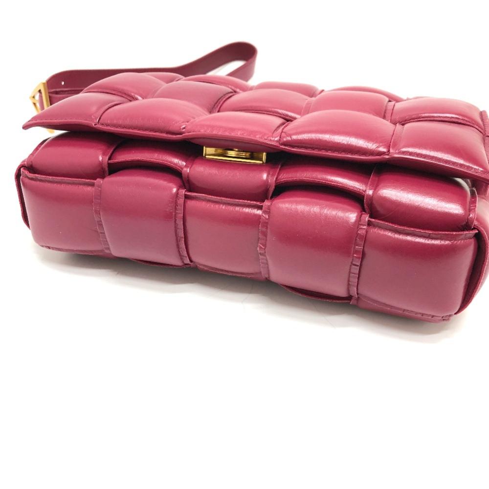 Red Leather Bottega Veneta Cassette Bag