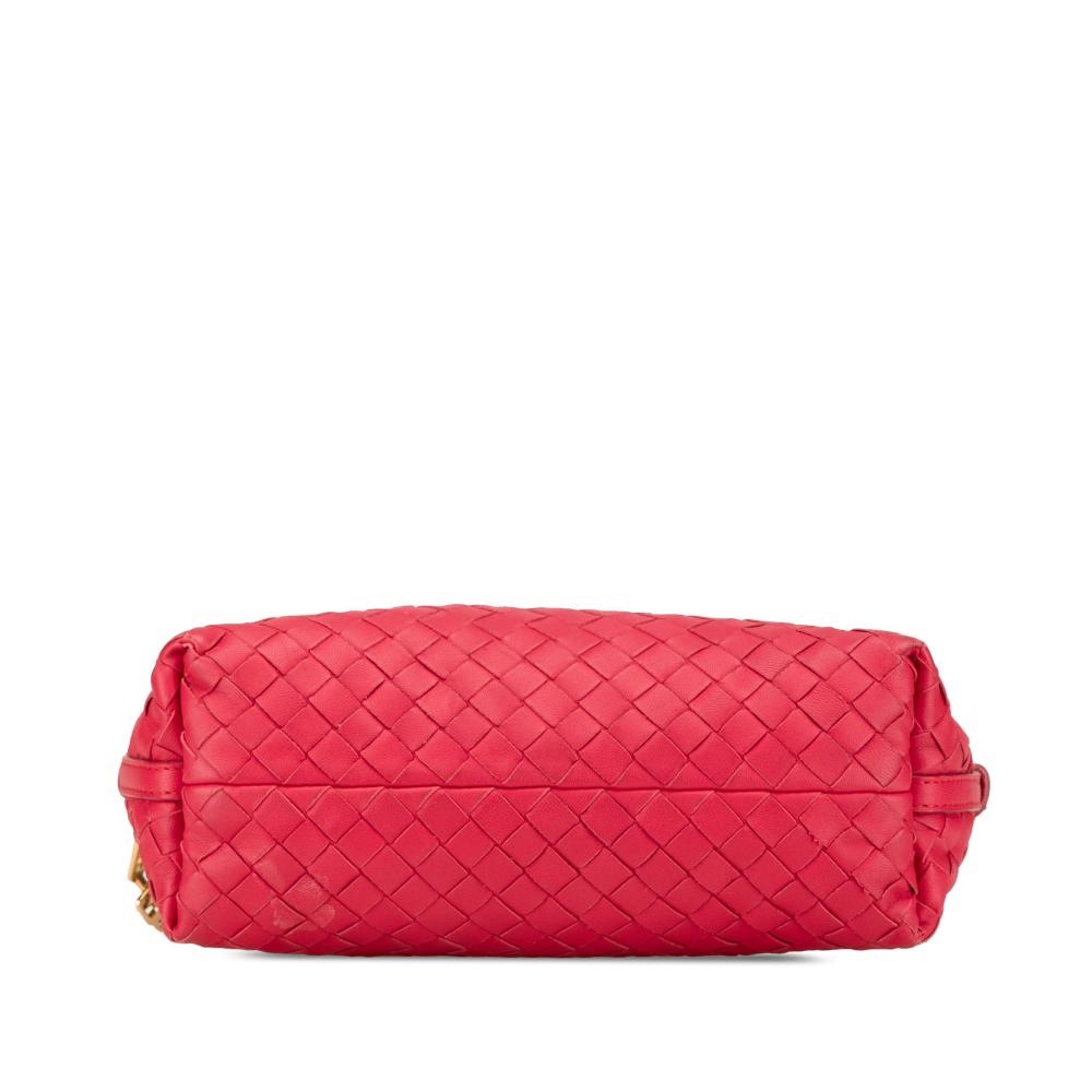 Red Leather Bottega Veneta Shoulder Bag