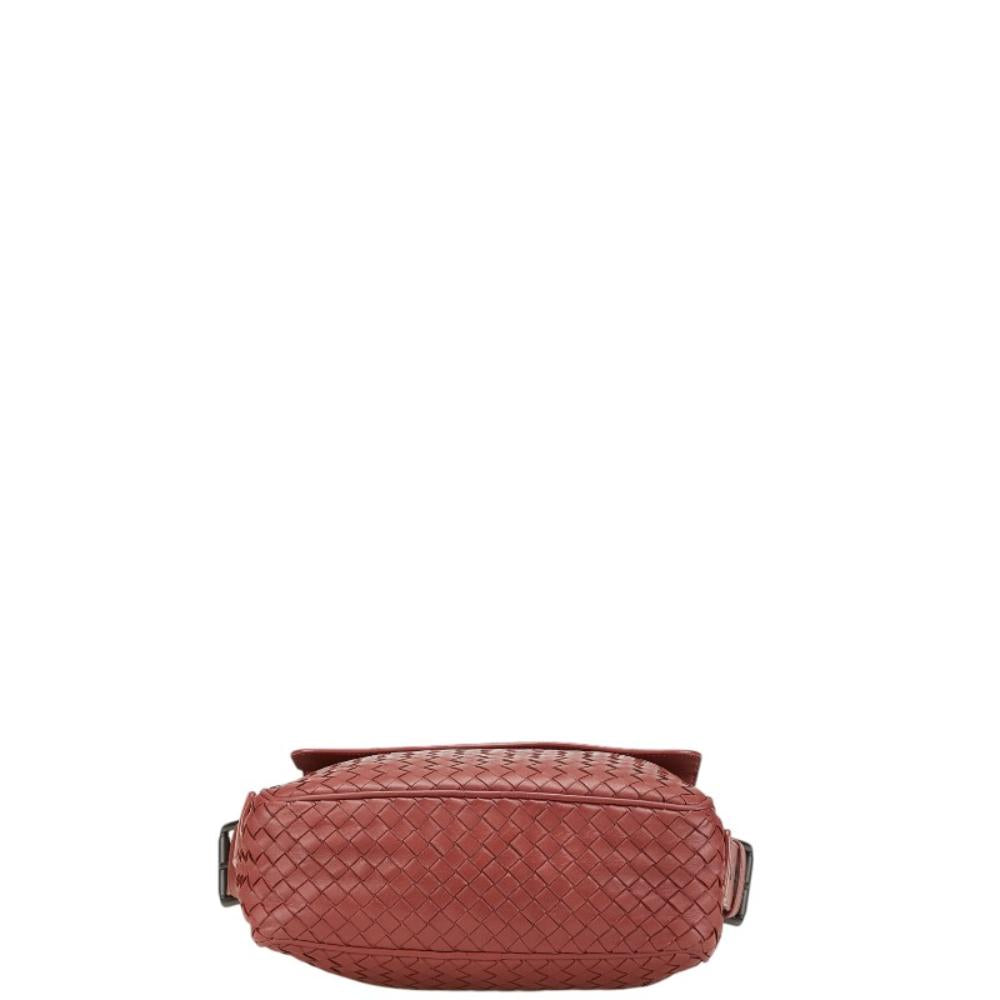 Red Leather Bottega Veneta Crossbody Bag