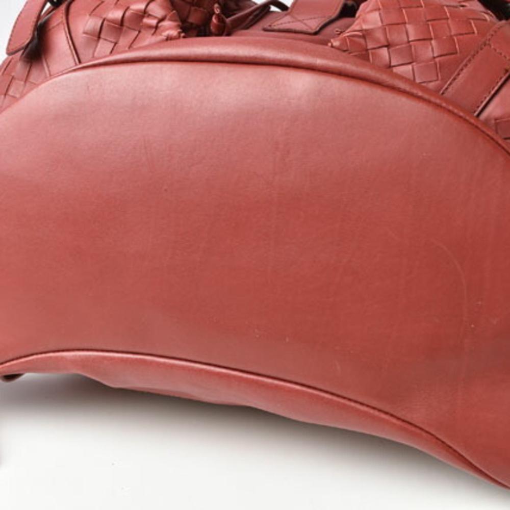 Red Leather Bottega Veneta Backpack