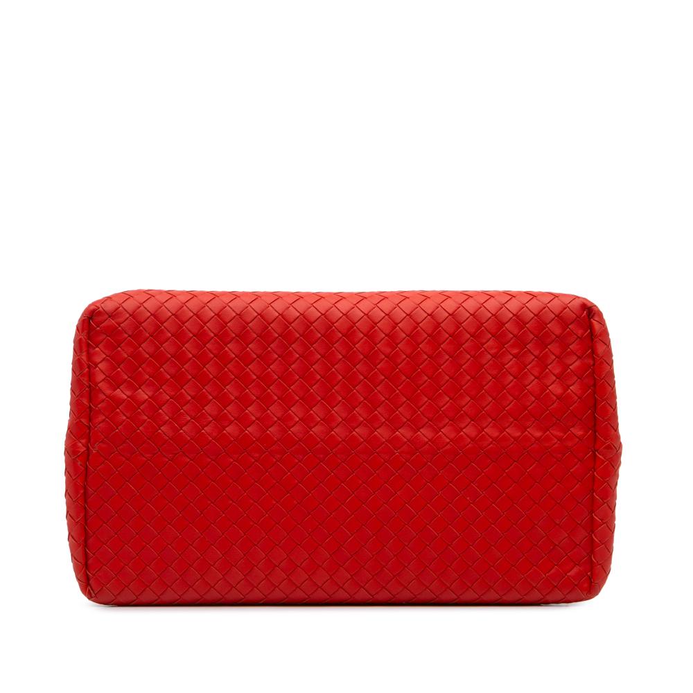 Red Leather Bottega Veneta Tote