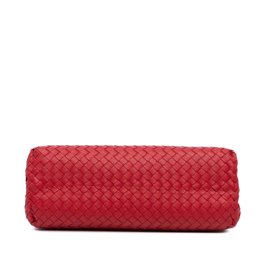 Red Leather Bottega Veneta Crossbody Bag