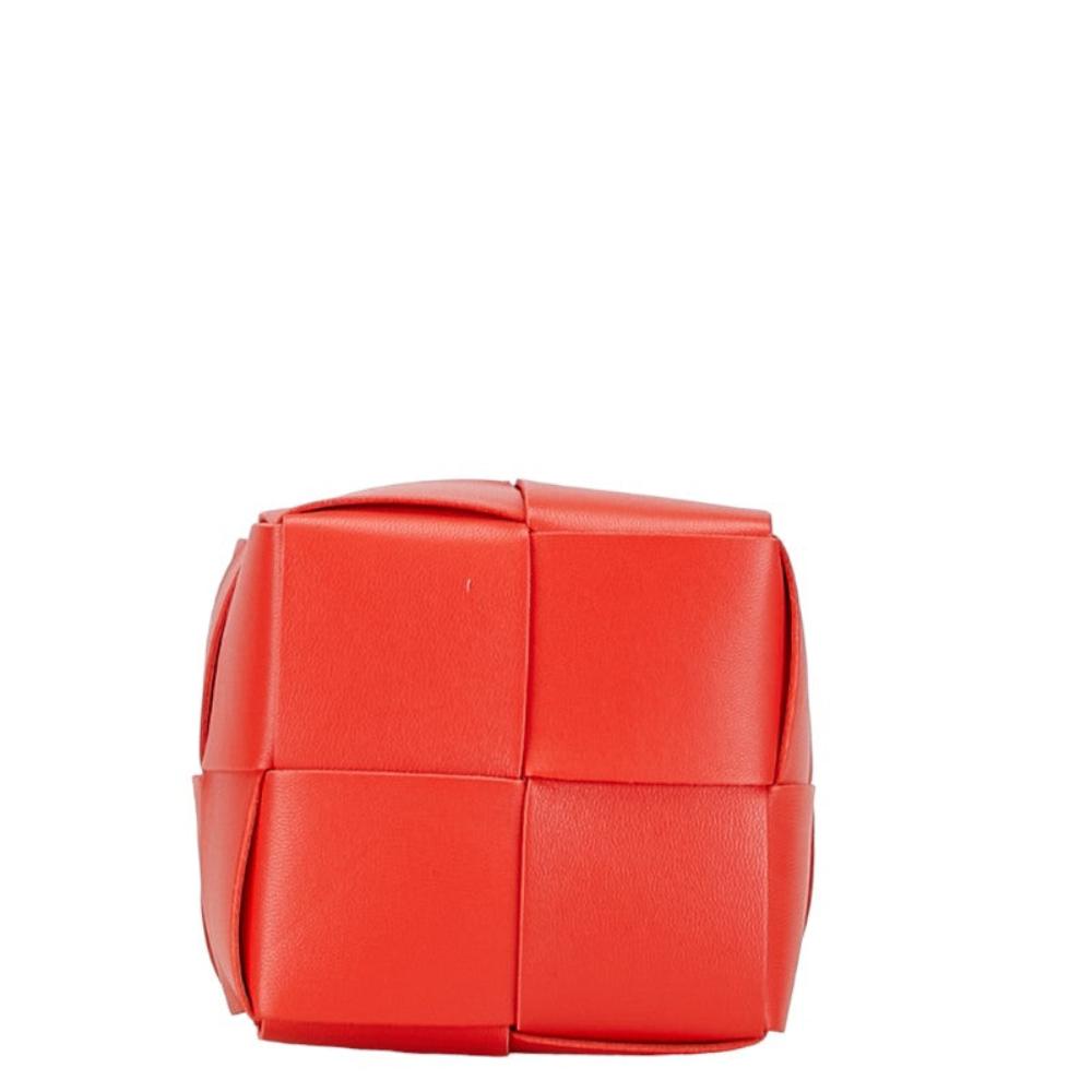 Red Leather Bottega Veneta Shoulder Bag