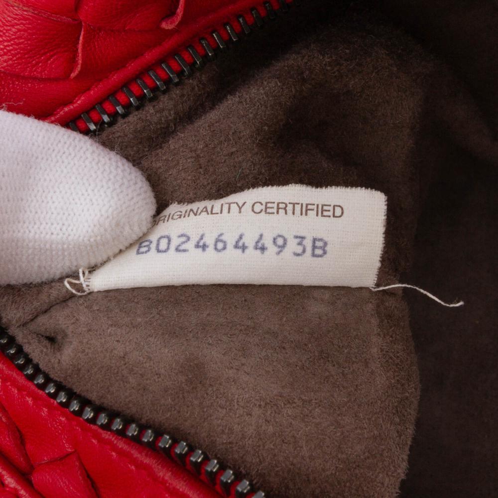 Red Leather Bottega Veneta Shoulder Bag