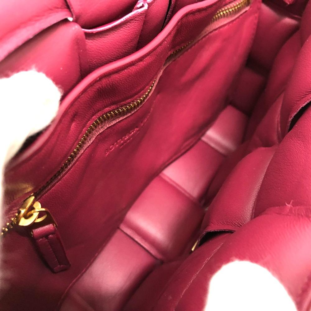 Red Leather Bottega Veneta Cassette Bag