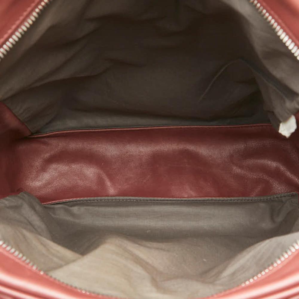 Red Leather Bottega Veneta Crossbody Bag