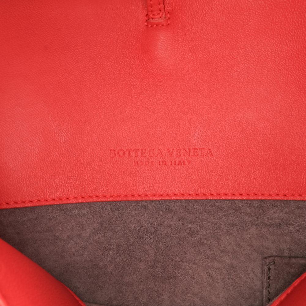 Red Leather Bottega Veneta Tote