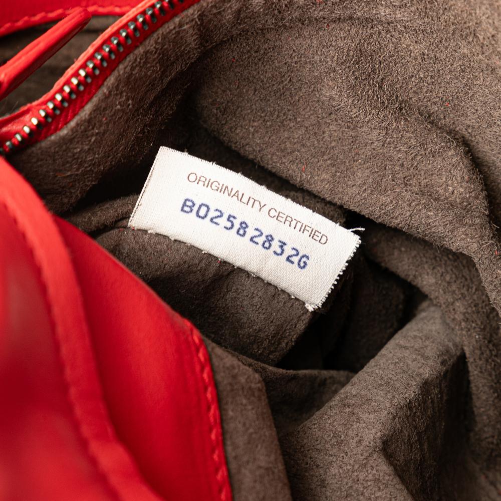 Red Leather Bottega Veneta Tote