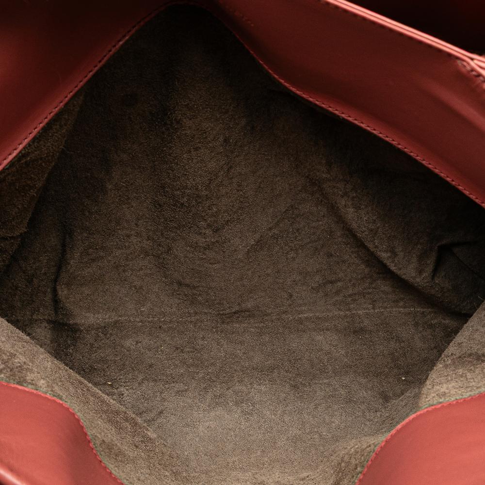 Red Leather Bottega Veneta Tote