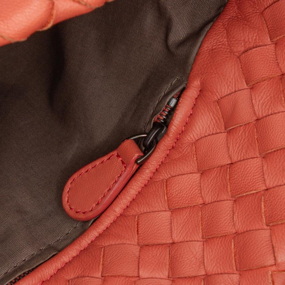 Red Leather Bottega Veneta Tote