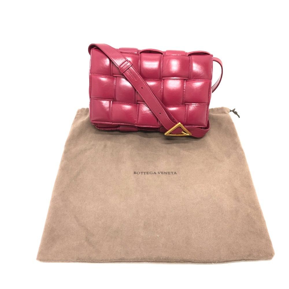 Red Leather Bottega Veneta Cassette Bag