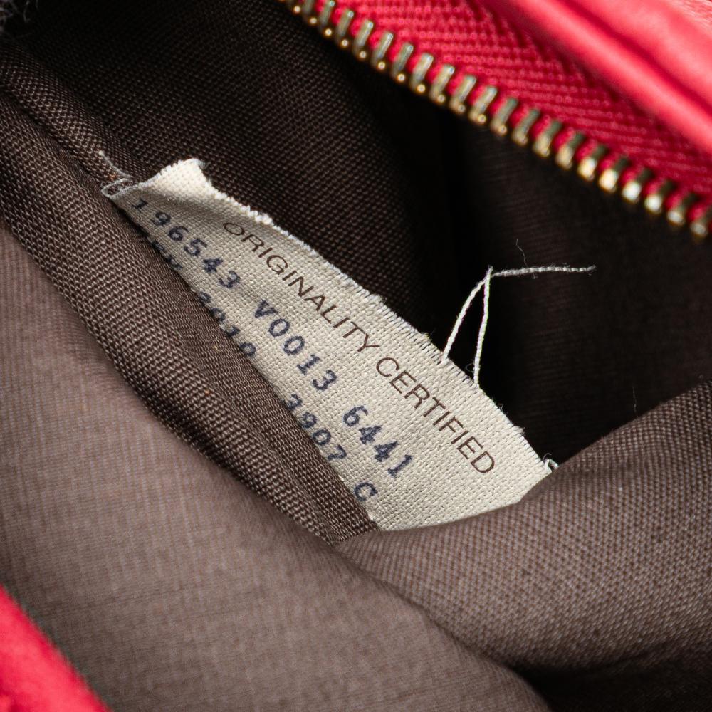Red Leather Bottega Veneta Shoulder Bag