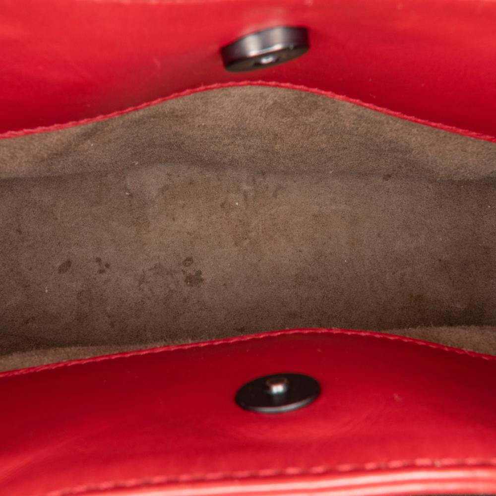 Red Leather Bottega Veneta Handbag