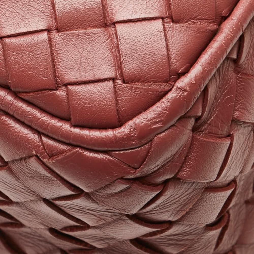 Red Leather Bottega Veneta Crossbody Bag