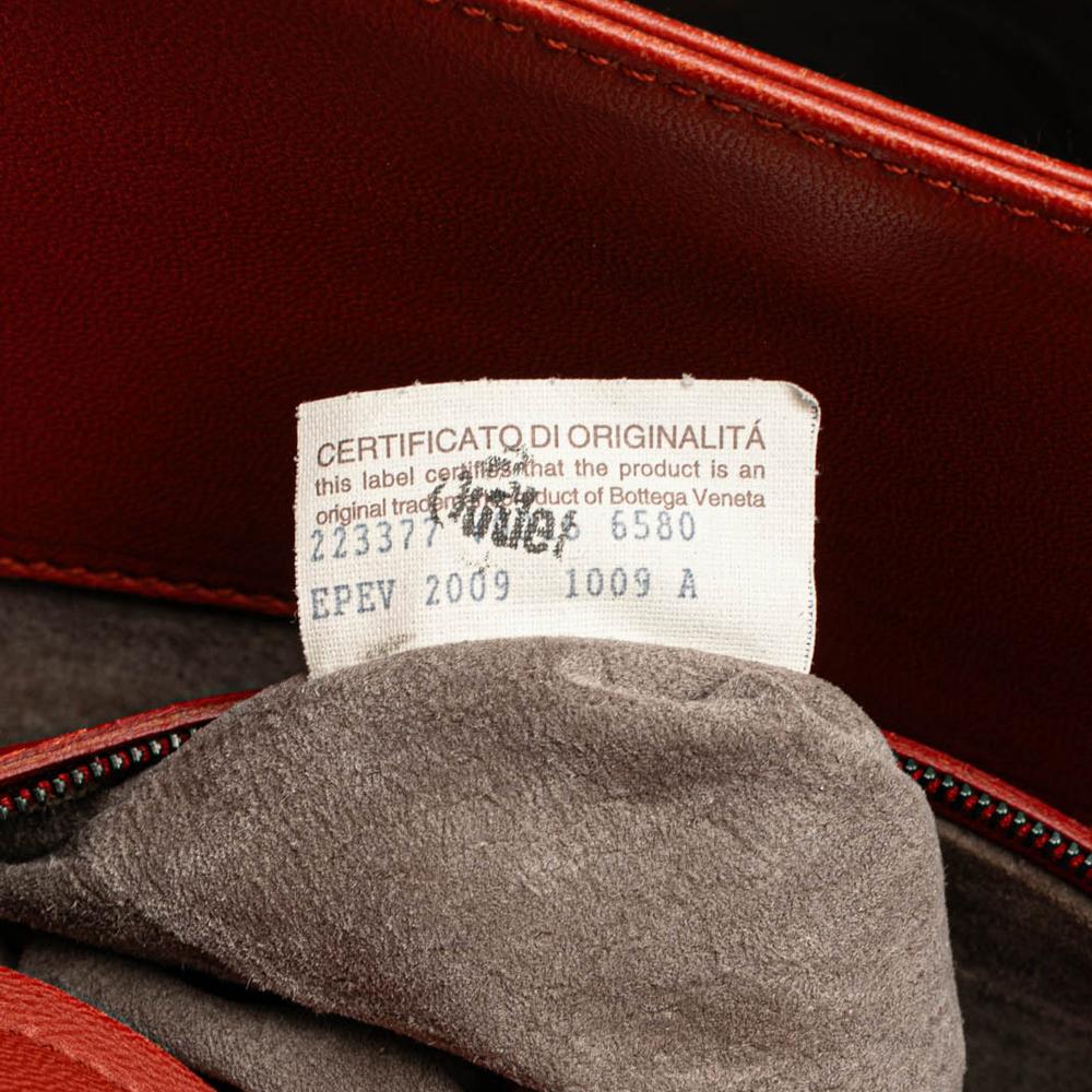 Red Leather Bottega Veneta Tote