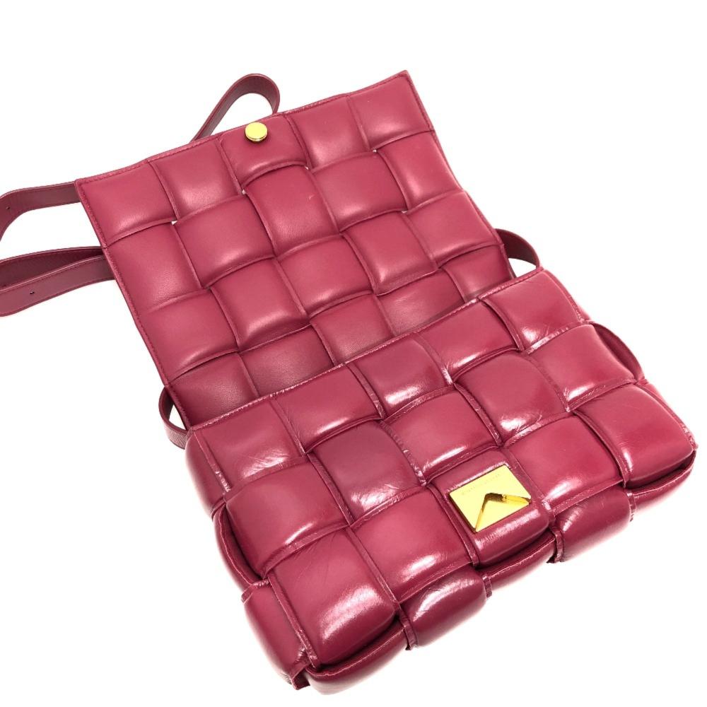 Red Leather Bottega Veneta Cassette Bag