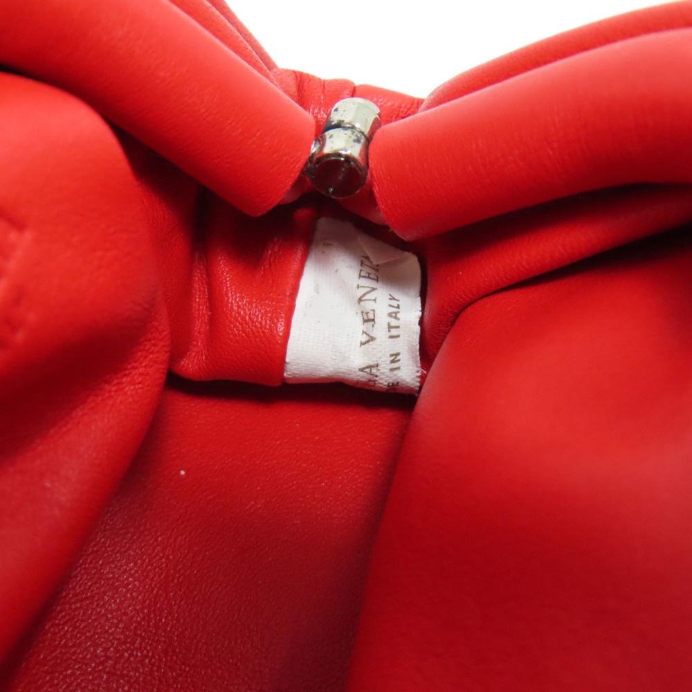 Red Suede Bottega Veneta Pouch