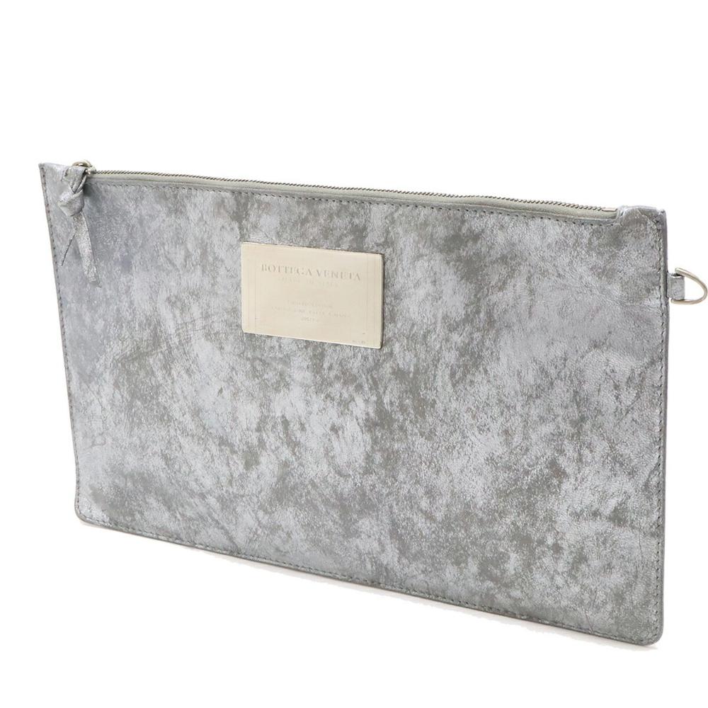 Silver Metal Bottega Veneta Tote
