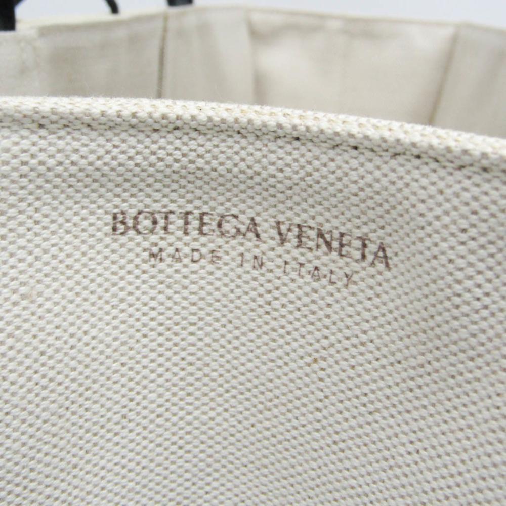 White Canvas Bottega Veneta Tote