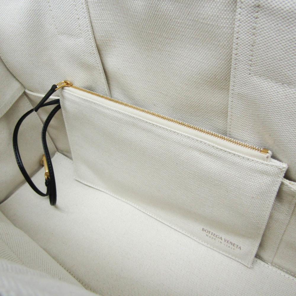 White Canvas Bottega Veneta Tote