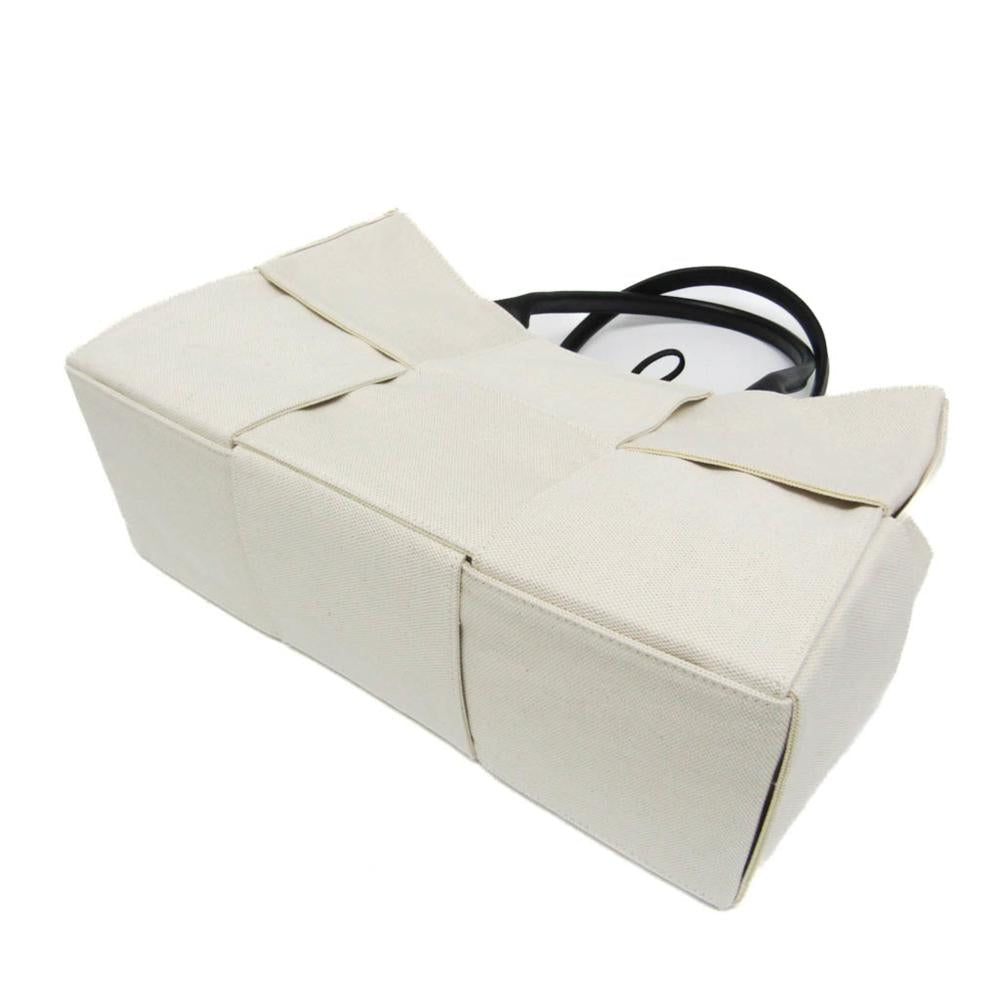 White Canvas Bottega Veneta Tote