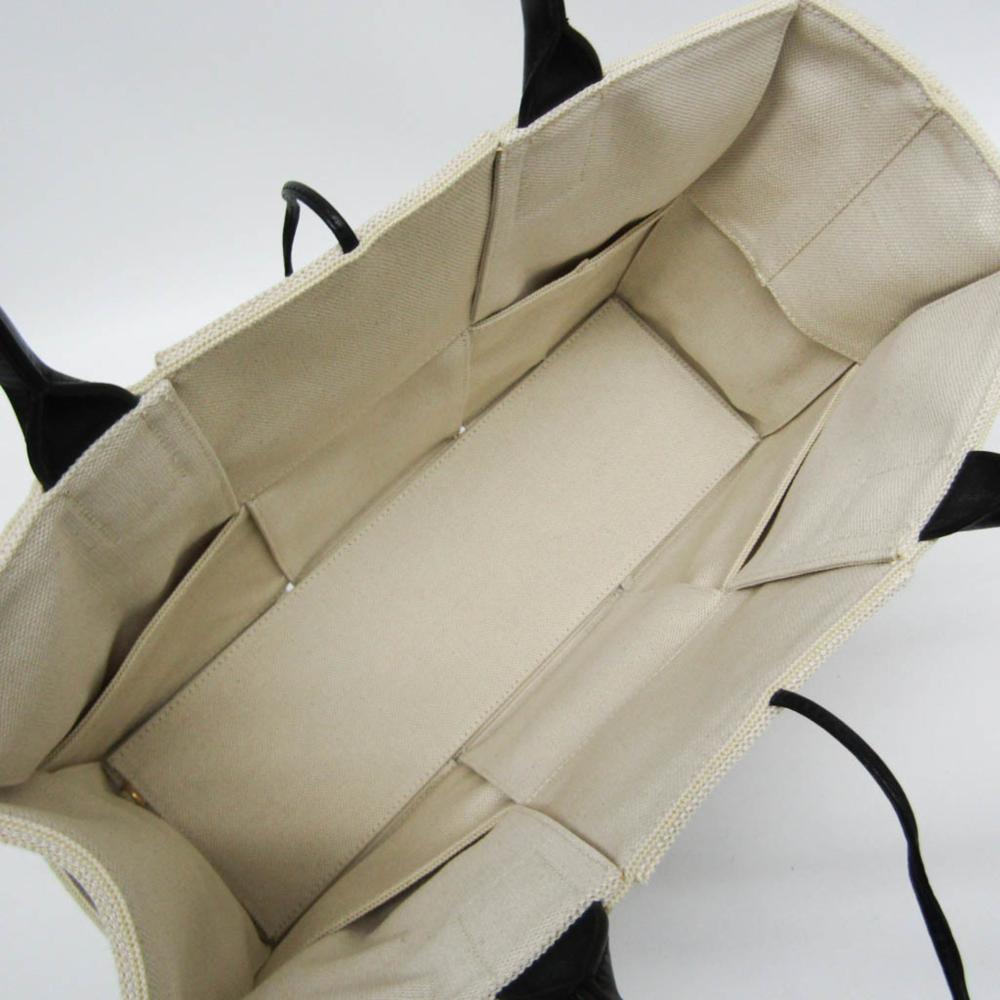 White Canvas Bottega Veneta Tote