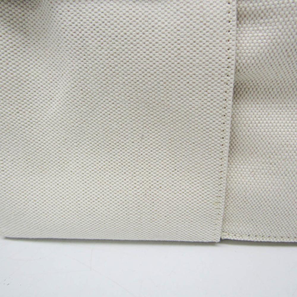White Canvas Bottega Veneta Tote