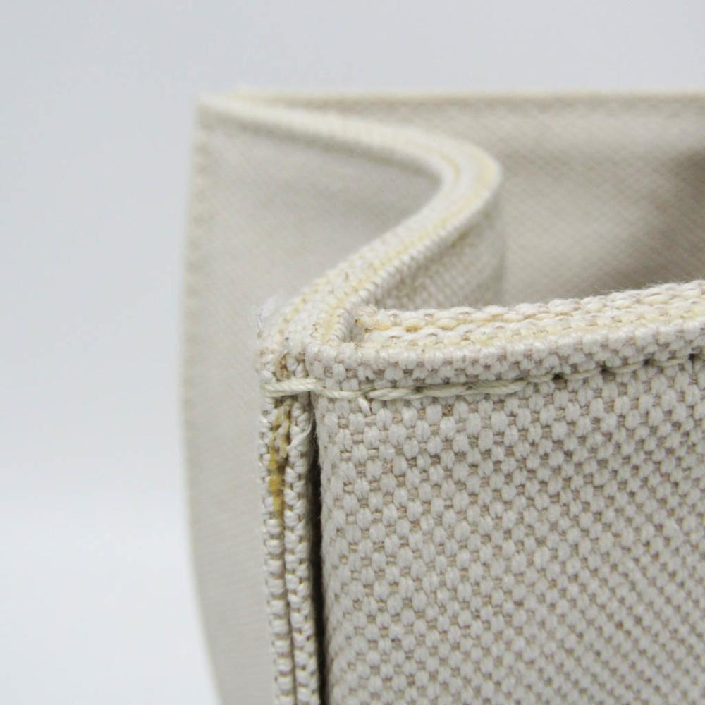 White Canvas Bottega Veneta Tote