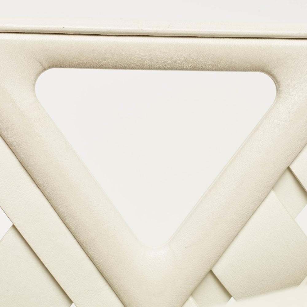 White Leather Bottega Veneta Tote
