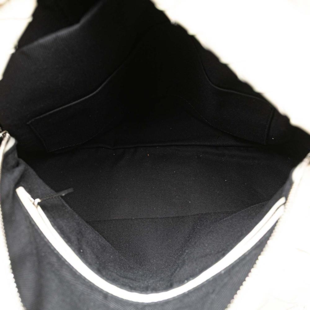 White Leather Bottega Veneta Backpack