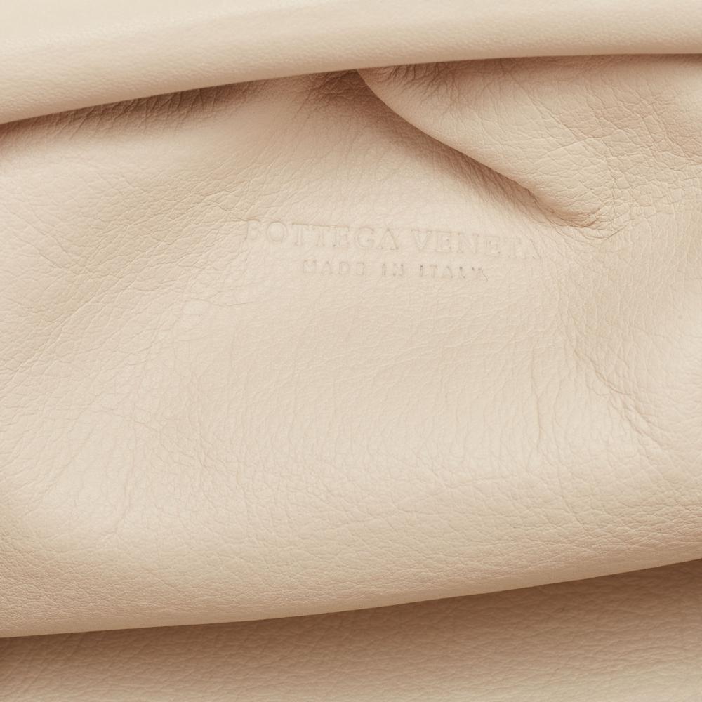 White Leather Bottega Veneta Pouches