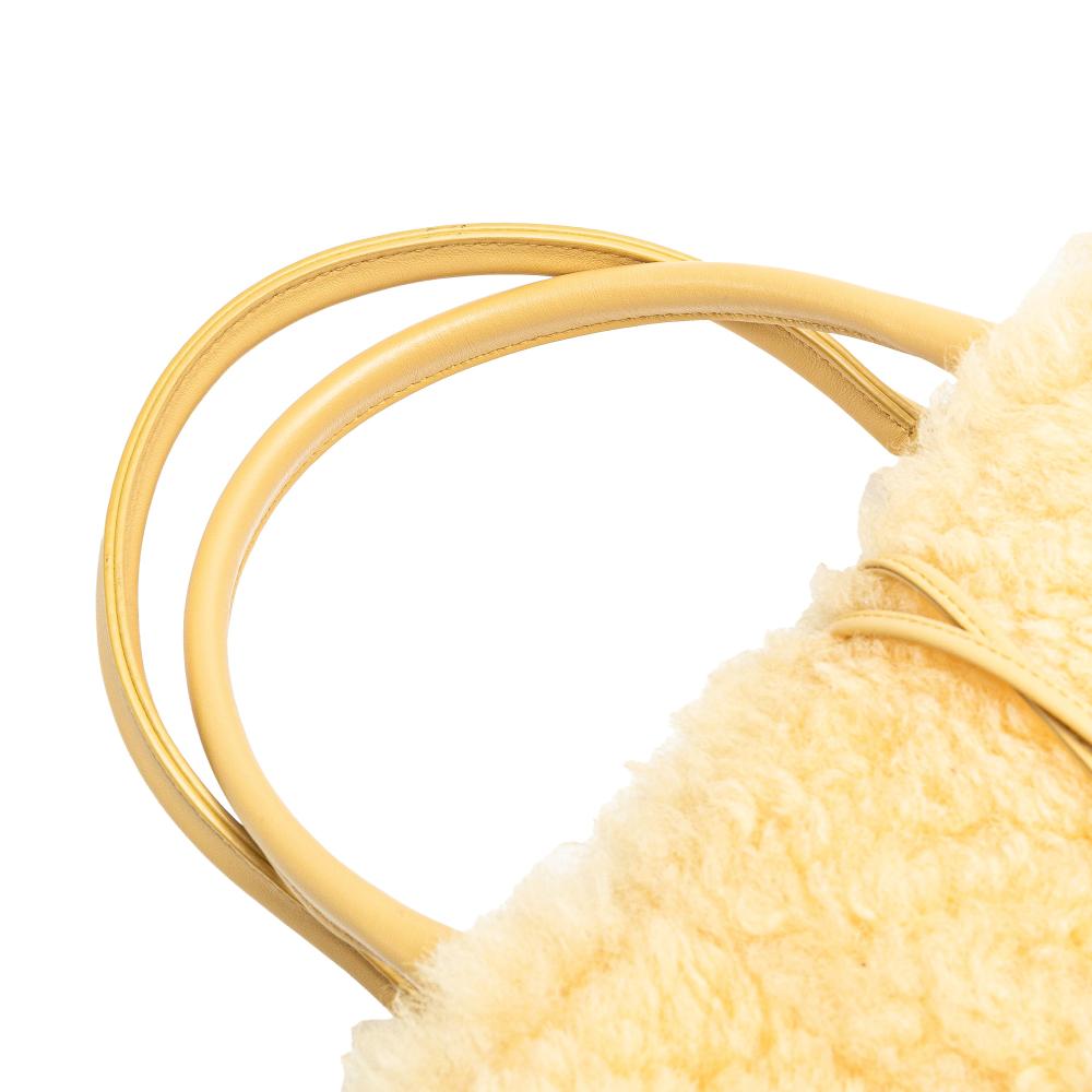 Yellow Fur Bottega Veneta Tote