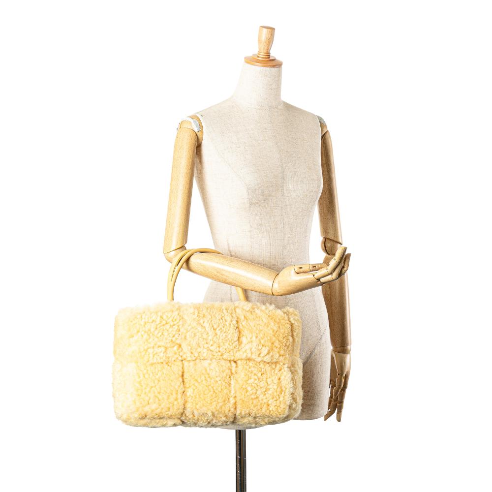 Yellow Fur Bottega Veneta Tote