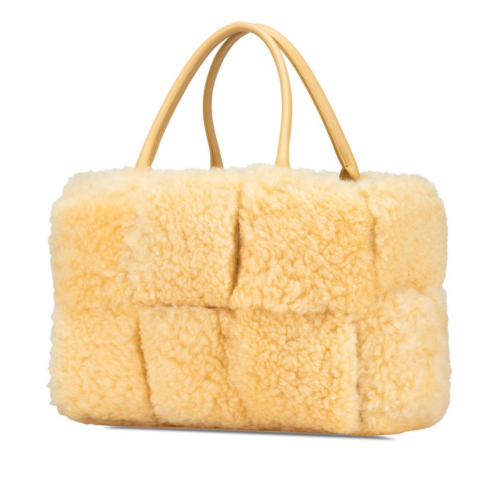 Yellow Fur Bottega Veneta Tote