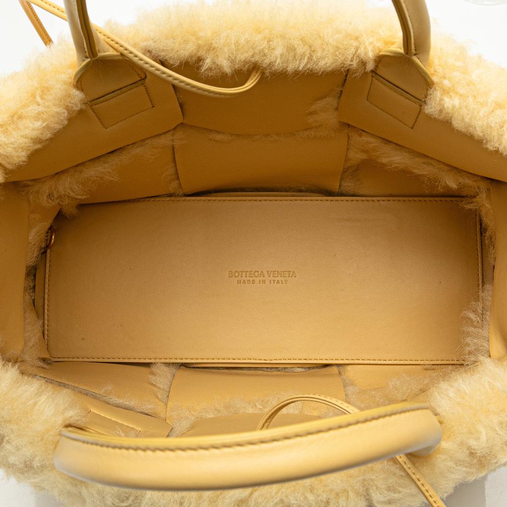 Yellow Fur Bottega Veneta Tote