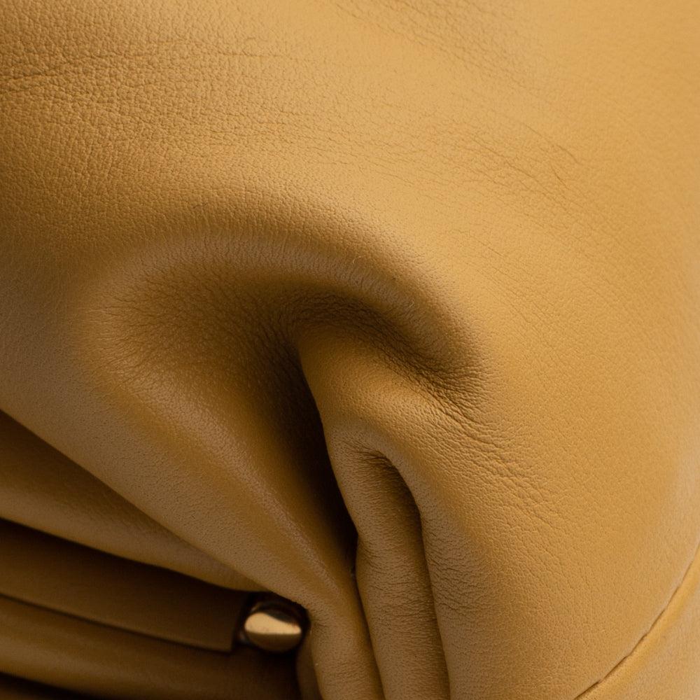 Yellow Leather Bottega Veneta Pouches