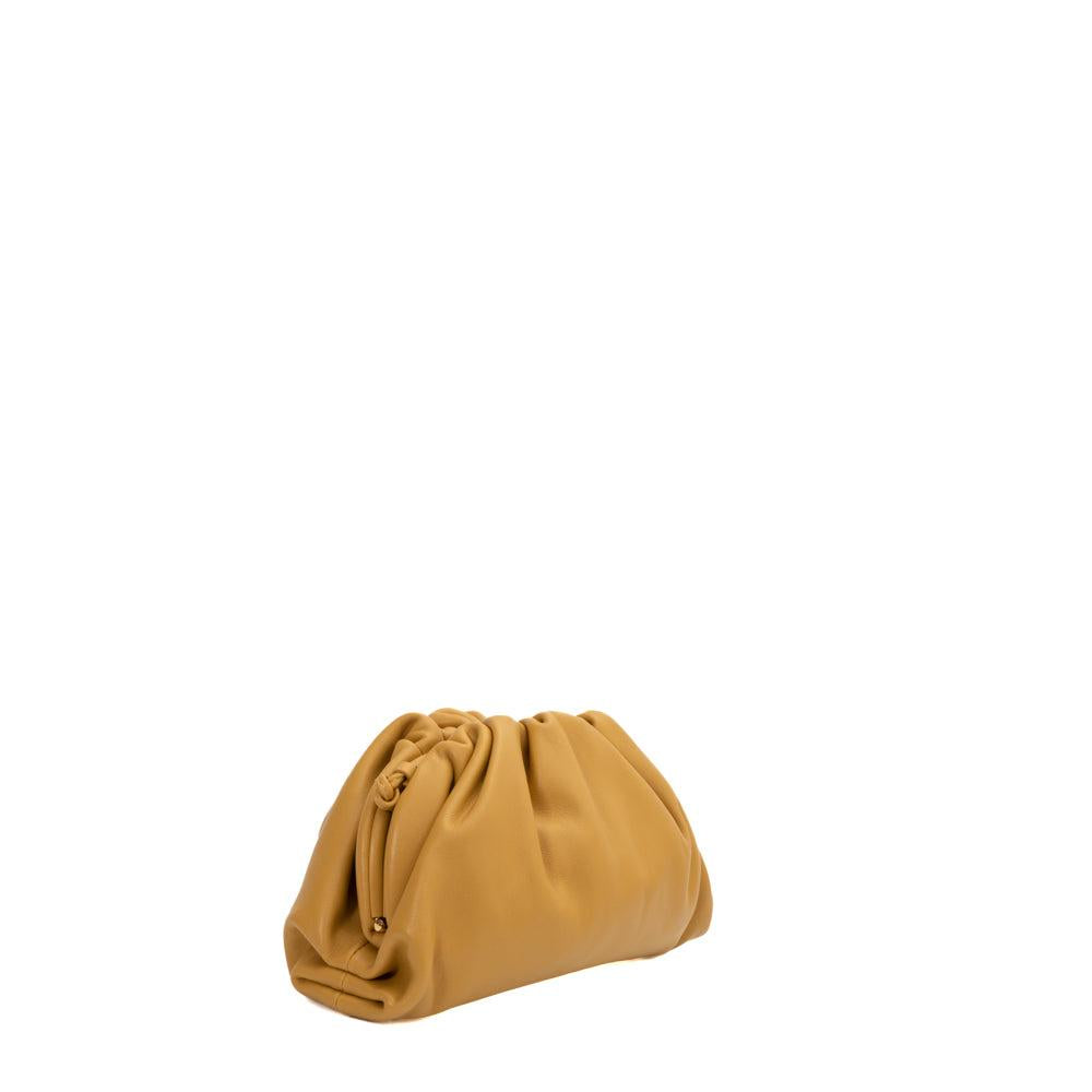 Yellow Leather Bottega Veneta Pouches