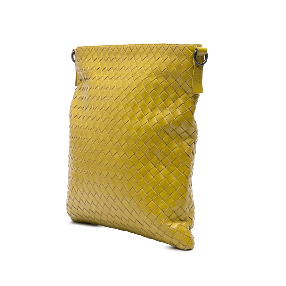 Yellow Leather Bottega Veneta Crossbody Bag