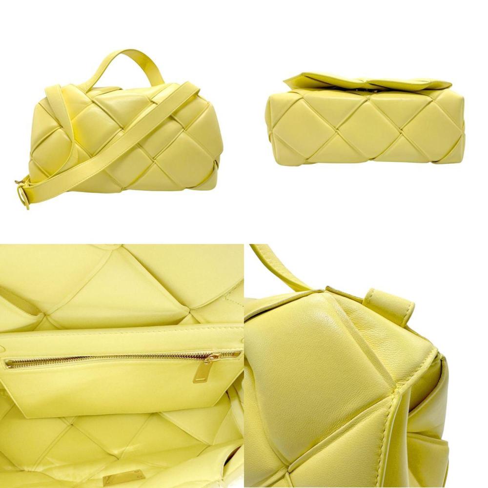 Yellow Leather Bottega Veneta Shoulder Bag