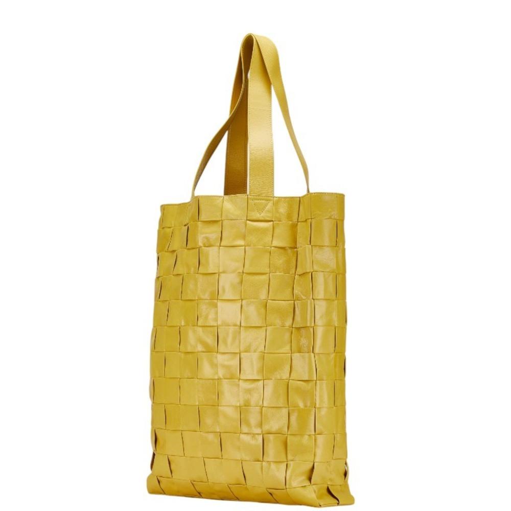 Yellow Leather Bottega Veneta Tote
