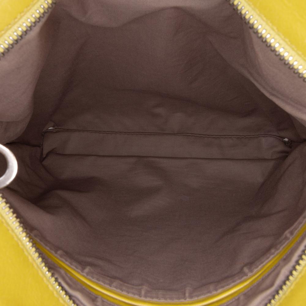 Yellow Leather Bottega Veneta Crossbody Bag