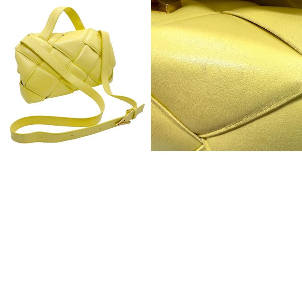 Yellow Leather Bottega Veneta Shoulder Bag