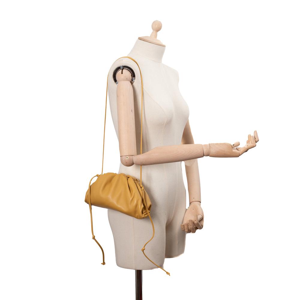 Yellow Leather Bottega Veneta Pouches