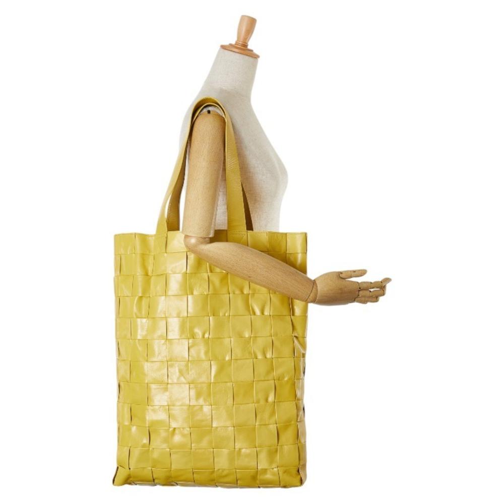 Yellow Leather Bottega Veneta Tote