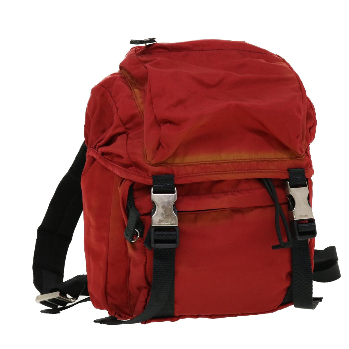 PRADA Backpack Nylon Red bs5480