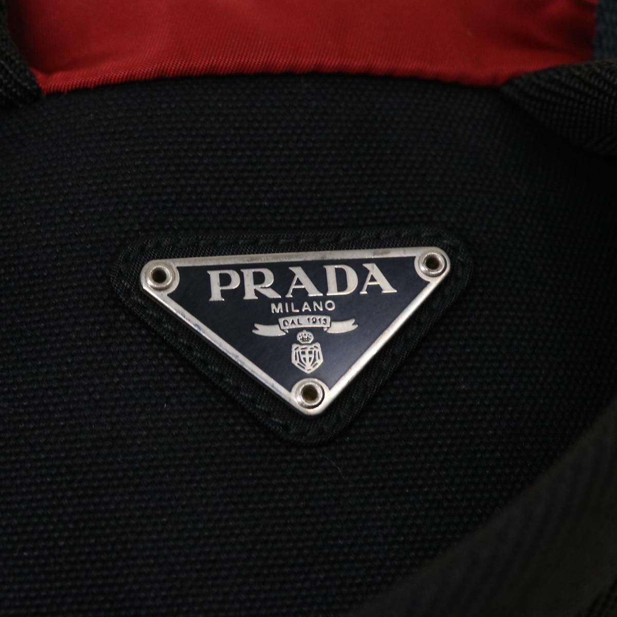 PRADA Backpack Nylon Red bs5480