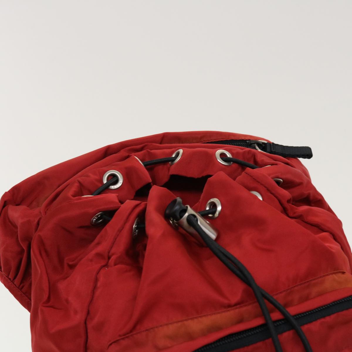 PRADA Backpack Nylon Red bs5480