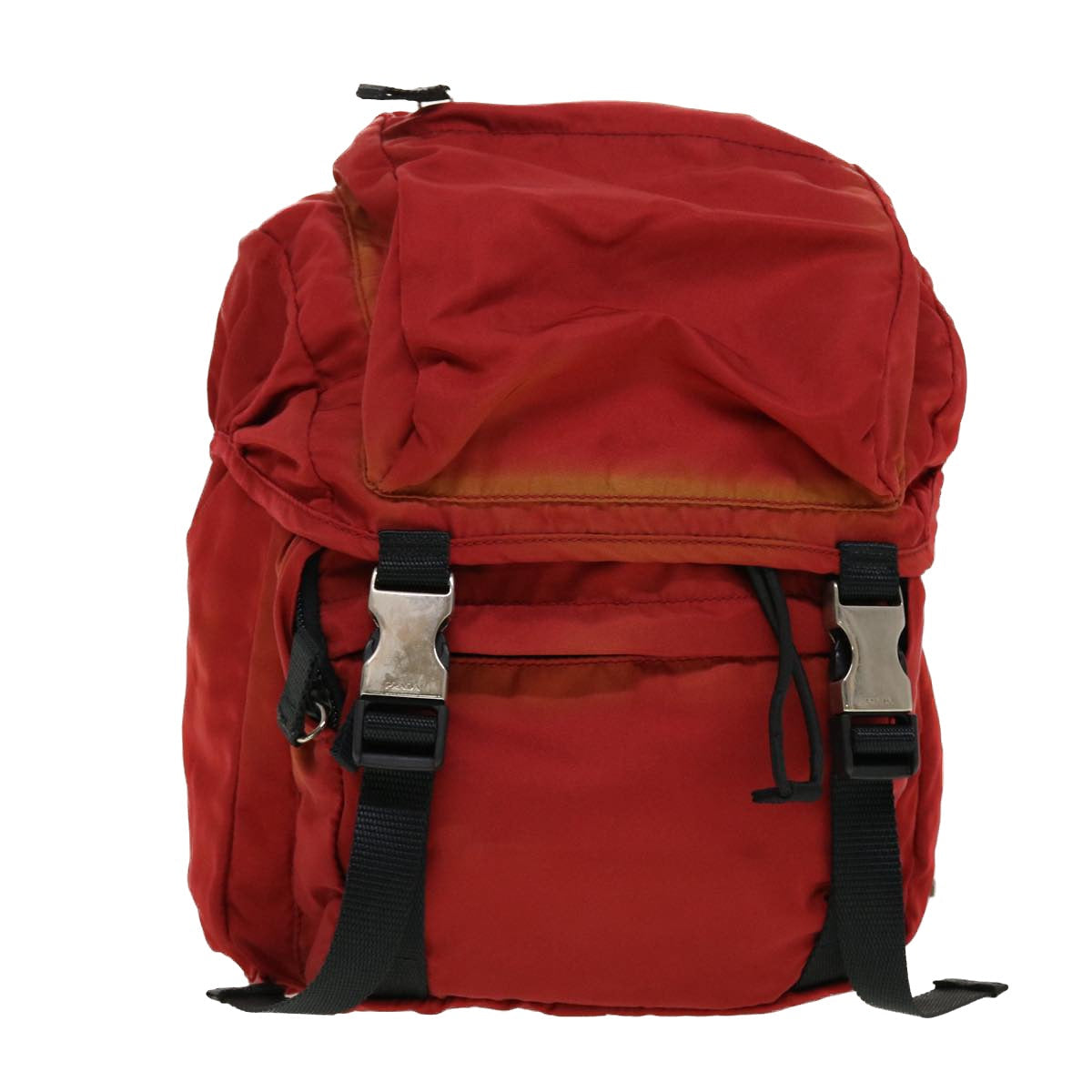 PRADA Backpack Nylon Red bs5480