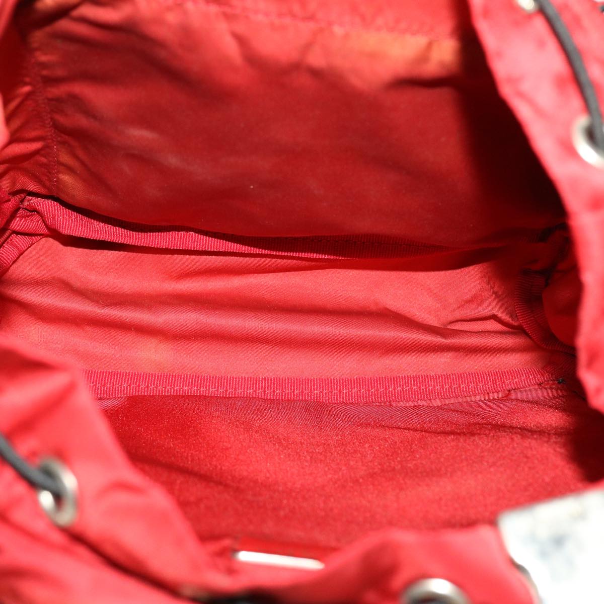 PRADA Backpack Nylon Red bs5480