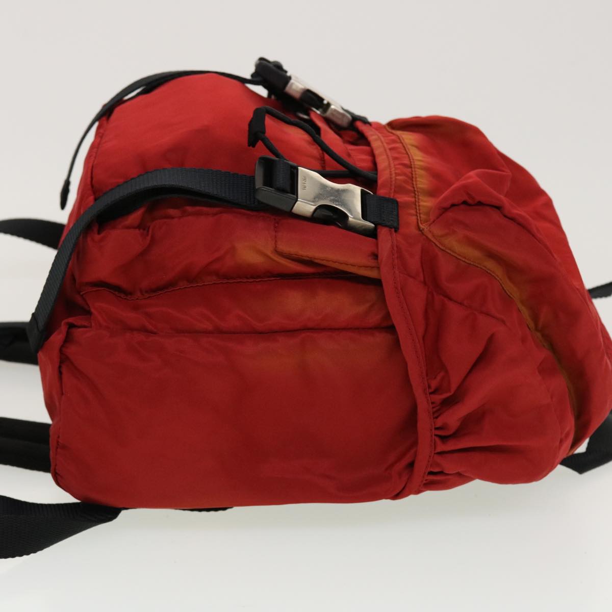 PRADA Backpack Nylon Red bs5480
